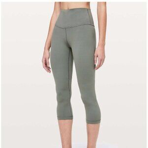 Lululemon Align Crop *21" Grey Sage